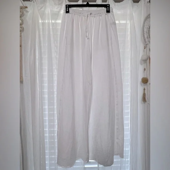 Aerie Summer House Wide Leg Flowy Pants NWT - Picture 8 of 10